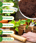 ecofynd Cocopeat Block for Home Garden