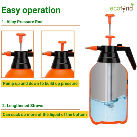 Pressure Spray Pump Bottle with Adjustable Nozzle