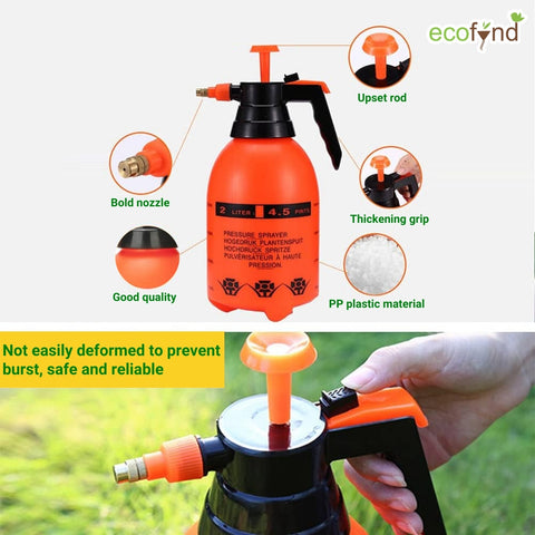 Pressure Spray Pump Bottle with Adjustable Nozzle