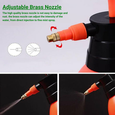 Pressure Spray Pump Bottle with Adjustable Nozzle