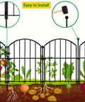 ecofynd Decorative Garden Fence