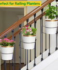 ecofynd Round Metal Hanging Flower Pot Stand