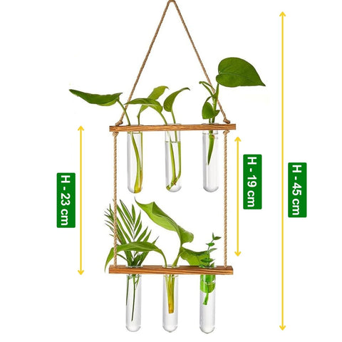 2-Tier Wall Hanging Test Tube Planter