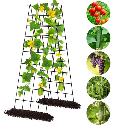 Foldable A-Frame Garden Trellis