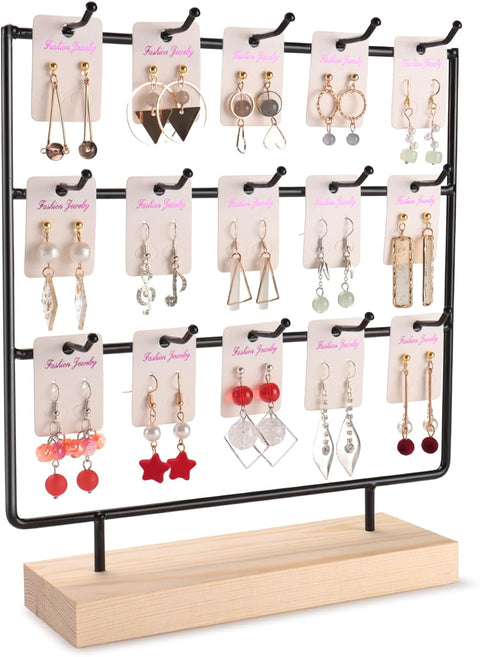 Ecofynd Metal 3 Layer Jewelry Organizer Stand