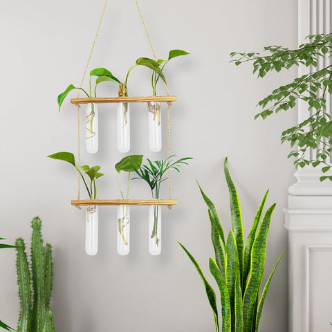 ecofynd 2-Tier Wall Hanging Test Tube Planter