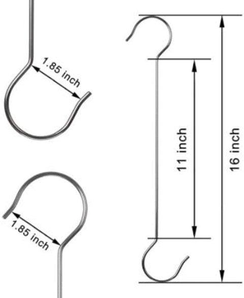 16 Inch Metal Pot Extension Hooks Pot Extender freeshipping - Ecofynd