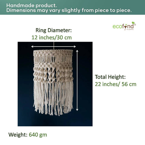 ecofynd Home Decor Wall Hanging Macrame Lamp Shade lampshade freeshipping - Ecofynd