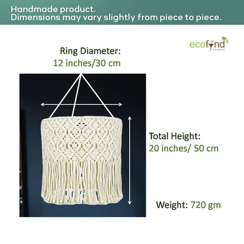 ecofynd Home Decor Wall Hanging Macrame Lamp Shade lampshade freeshipping - Ecofynd