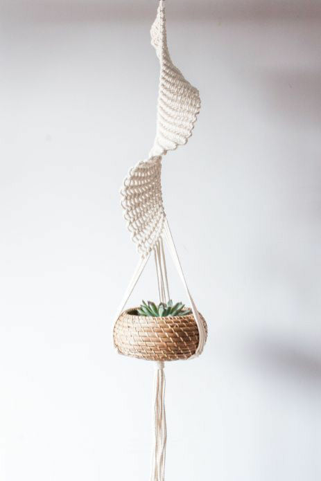 Macrame Cotton Plant Hanger, 1 Pack Macrame Plant Hanger freeshipping - Ecofynd