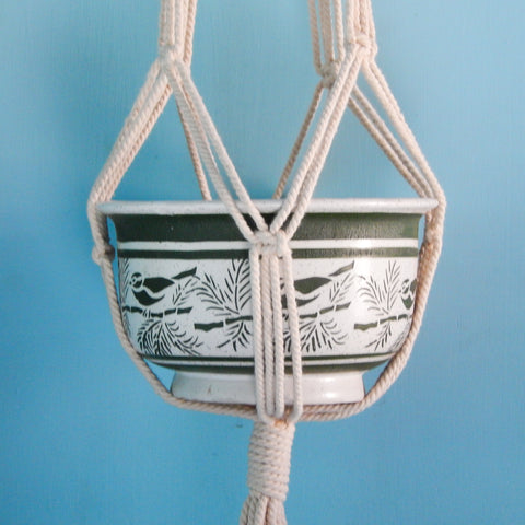 Macrame Cotton Plant Wall Hanger Macrame Plant Hanger freeshipping - Ecofynd