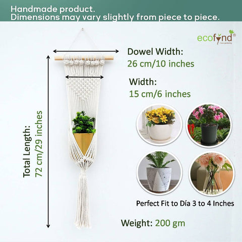 Macrame Plant Hanger, Indoor Outdoor Hanging Plant Holder planter freeshipping - Ecofynd