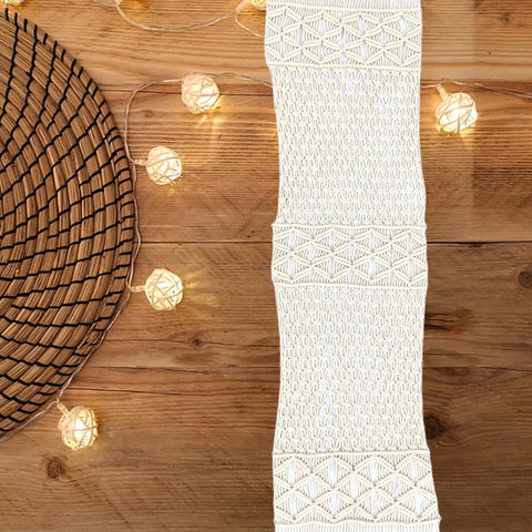 ecofynd Macrame Table Runner Table Runner freeshipping - Ecofynd