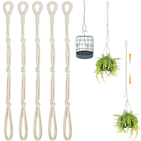 Ecofynd Macrame Plant Hanger Extender Rope Macrame extender freeshipping - Ecofynd