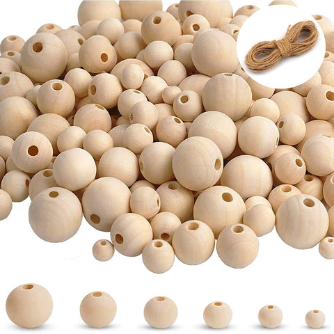 All Size Natural Wooden Beads