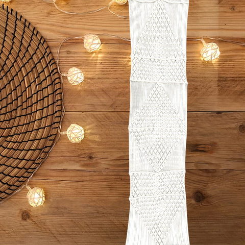 ecofynd Macrame Table Runner Table Runner freeshipping - Ecofynd