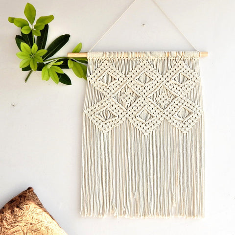 ecofynd Macrame Boho Wall Hanging hangingornament freeshipping - Ecofynd