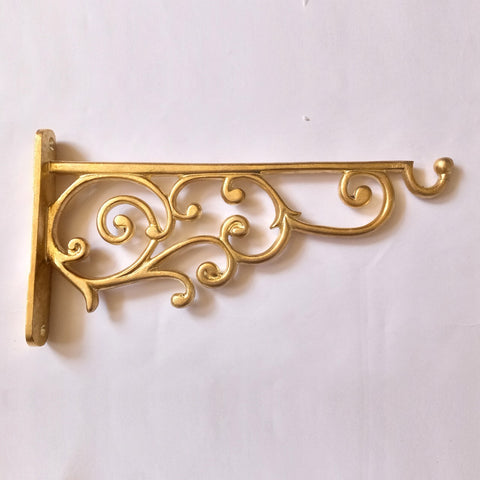 Metal Wall Hook Hanging Plant Bracket, Gold Wall Bracket freeshipping - Ecofynd