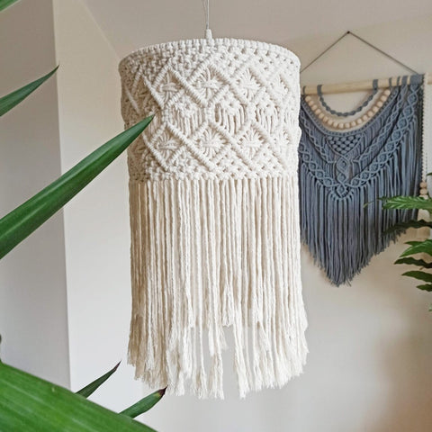 ecofynd Home Decor Wall Hanging Macrame Lamp Shade lampshade freeshipping - Ecofynd