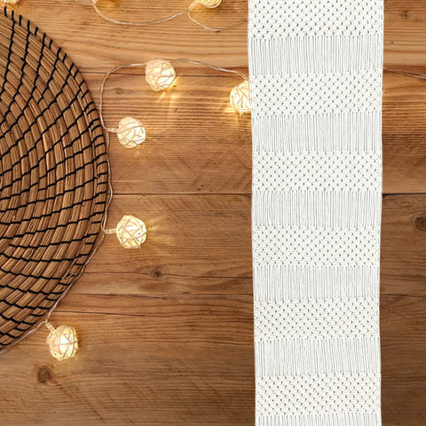 ecofynd Macrame Table Runner Table Runner freeshipping - Ecofynd