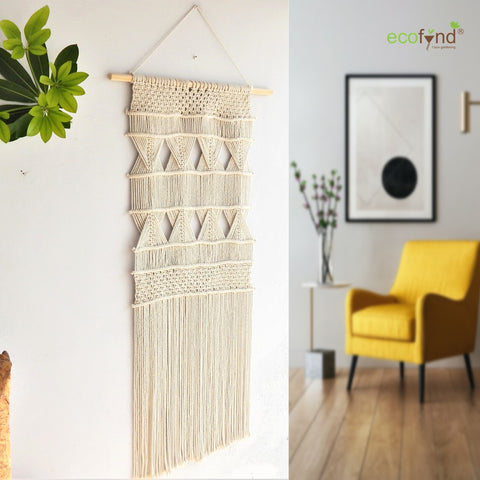 ecofynd Macrame Boho Wall Hanging hangingornament freeshipping - Ecofynd