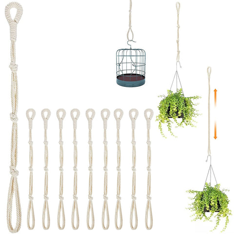 Ecofynd Macrame Plant Hanger Extender Rope Macrame extender freeshipping - Ecofynd