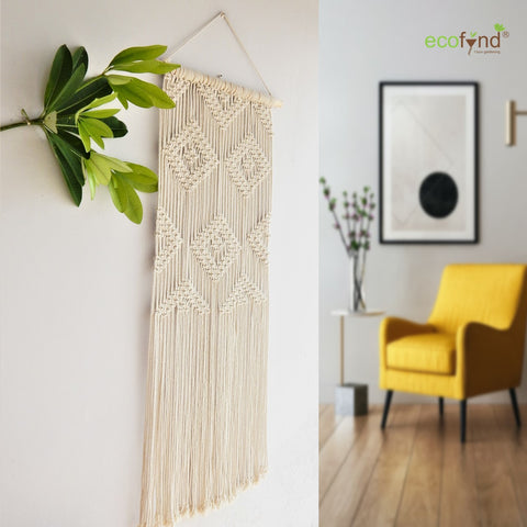 ecofynd Macrame Boho Wall Hanging hangingornament freeshipping - Ecofynd