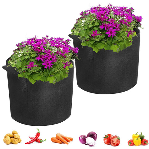 ecofynd Non Woven Fabric Pots Grow Bags Plant Bag freeshipping - Ecofynd