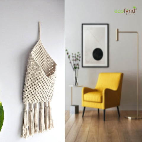 ecofynd Macrame Wall Holder organizers and storage freeshipping - Ecofynd