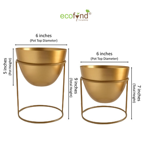 Alle Metal Plant Pot with Stand planter freeshipping - Ecofynd