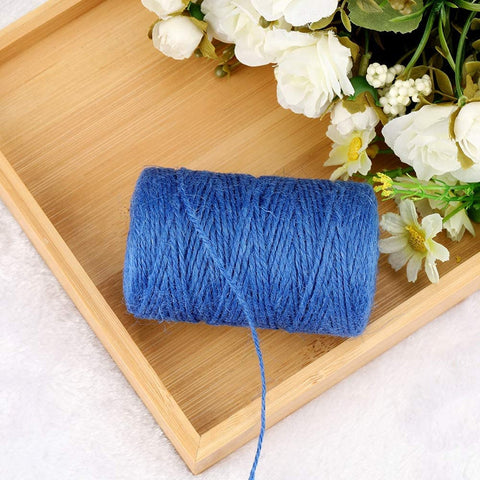 ecofynd Single String Navy Blue Color Jute Cord Craft supplies freeshipping - Ecofynd