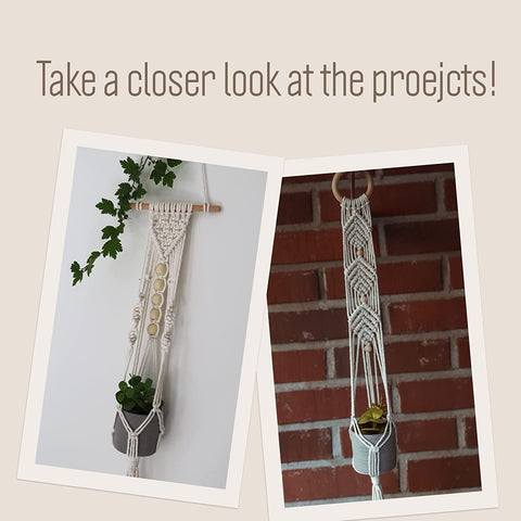 ecofynd Easy Macrame DIY Kit for Plant Hanger Art & Craft Kit freeshipping - Ecofynd