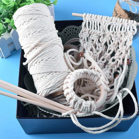 ecofynd Macrame DIY Kit for Plant Hanger, Wall Hanging Art & Craft Kit freeshipping - Ecofynd