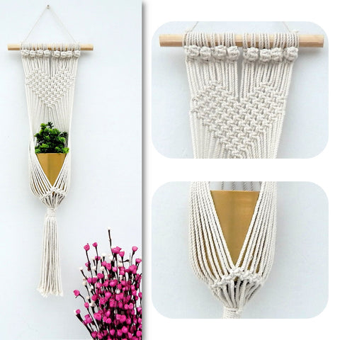 Macrame Plant Hanger, Indoor Outdoor Hanging Plant Holder planter freeshipping - Ecofynd