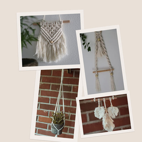 ecofynd Easy Macrame DIY Kit for Plant Hanger Art & Craft Kit freeshipping - Ecofynd