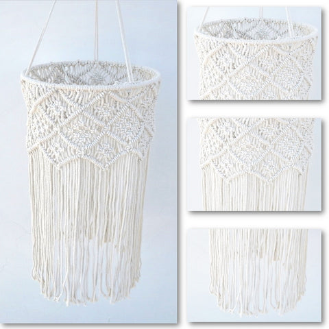 ecofynd Home Decor Wall Hanging Macrame Lamp Shade lampshade freeshipping - Ecofynd