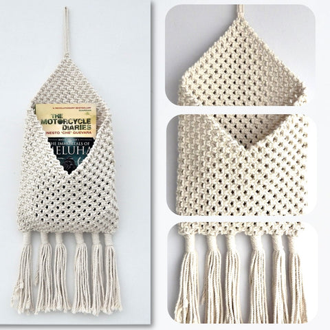 ecofynd Macrame Wall Holder organizers and storage freeshipping - Ecofynd