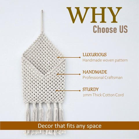 ecofynd Macrame Wall Holder organizers and storage freeshipping - Ecofynd