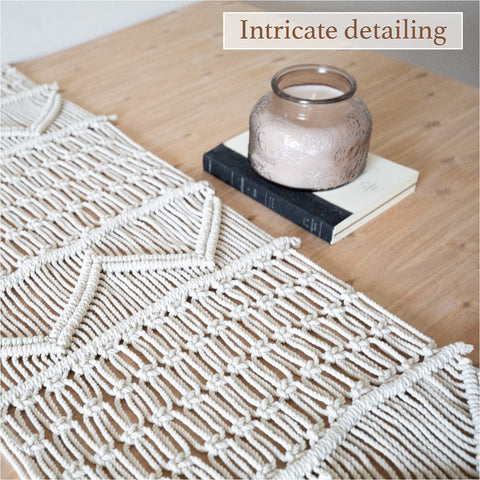 ecofynd Macrame Table Runner Table Runner freeshipping - Ecofynd