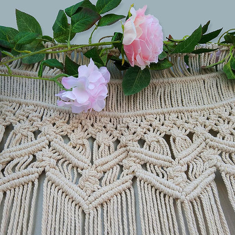 ecofynd Cotton Rope Curtain Macrame Curtain freeshipping - Ecofynd