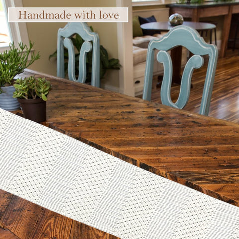 ecofynd Macrame Table Runner Table Runner freeshipping - Ecofynd