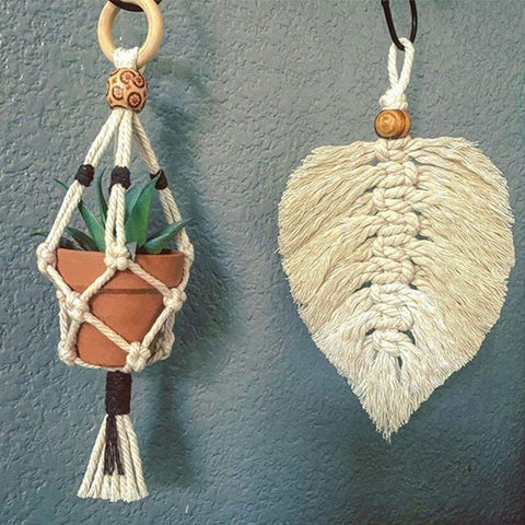 ecofynd Macrame DIY Kit for Plant Hanger, Wall Hanging Art & Craft Kit freeshipping - Ecofynd